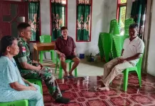 Koramil Essang Komsos dengan Warga Binaan
