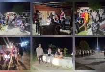 Polsek Beo Gelar Operasi Cipkon Malam Minggu