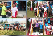Kapolsek Lirung Hadiri Abengaren Fun Run Kecamatan Moronge