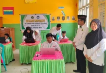 Kemenag Talaud Pantau Tes Akademik Siswa Madrasah