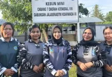 Jalasenastri Lanal Melonguane Perkuat Ketahanan Pangan Melalui Penghijauan