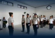 Lapas Lirung Sematkan Pangkat Baru dan Ikrar Halinar