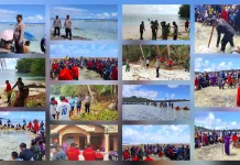 Sinergitas Polri - TNI Kawal Ritual Adat Manammi di Perbatasan Miangas