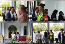 Babinsa Melonguane Amankan Ibadah Jemaat GERMITA Sangkundiman
