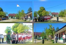 Babinsa Koramil Rainis Hadiri Upacara Hari Pendidikan Nasional