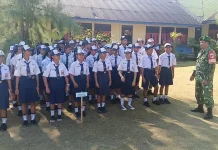 Babinsa Perkuat Karakter Siswa Melalui Program Sahabat Pelajar