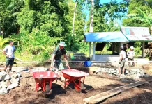 Babinsa Beo Bantu Pembangunan Koperasi Merah Putih