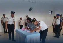 Lapas Lirung dan Kelurahan Lirung Satu Teken MoU Program Desa Binaan