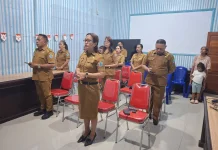 Kadis Kominfo dan Statistik Talaud  Ajak Pegawai Tingkat Pelayanan Publik
