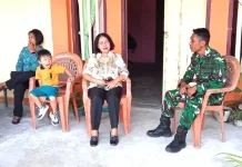 Babinsa Lirung Ajak Warga Jaga Kebersihan