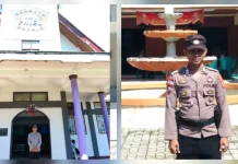Polsek Rainis Amankan Ibadah Kenaikan Yesus Kristus Lancar