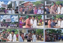 Kapolsek Kabaruan Hadiri Penjemputan Dua Imam Baru Umat Katolik Mangaran