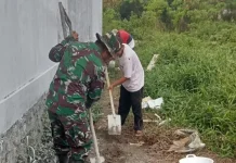 Babinsa Melonguane Komsos Pembangunan KDKMP