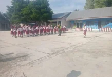 TNI Sahabat Pelajar Bentuk Karakter Siswa Marampit