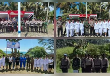 Babinsa Koramil Nanusa Hadiri Upacara Harkitnas Kakorotan