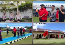 Polsek Melonguane Kawal Suksesnya Musancab PDIP Talaud