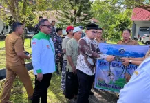 Kemenag Talaud Hadiri Penyerahan Hewan Kurban di Sejumlah Masjid
