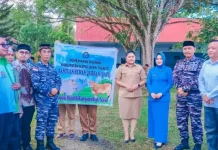 Sinergitas Pemda Talaud dan Lanal Melonguane Salurkan Hewan Kurban