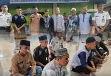 Warga Binaan Lapas Lirung Ikuti Salat Iduladha di Masjid Al-Anshar