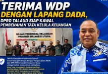 Ketua DPRD Talaud Lapang Dada Terima Opini WDP