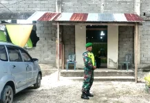 Babinsa Intens Lakukan Pengamanan saat Ibadah