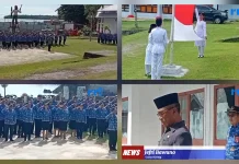 Peringatan Hari Lahir Pancasila di Kecamatan Lirung