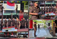Kejaksaan Negeri Kepulauan Talaud Gelar Upacara Pancasila