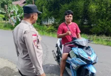 Polsek Rainis Gelar Patroli Presisi Jaga Kondusivitas