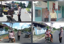 Polsek Lirung Gelar Patroli guna Jaga Kamtibmas yang Kondusif