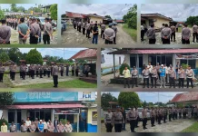 Antisipasi Demo Warga di PLN Beo, Polres Talaud dan Polsek  Perketat Pengamanan