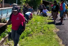 Cegah Penyakit, Pemerintah Kecamatan Damau Gelar Pembersihan Lingkungan