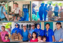 Sokong Ekonomi Kreatif, Jalasenastri Kunjungi UMKM Bambu Batik Talaud