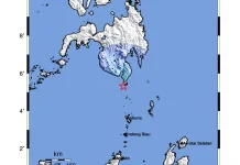 Gempa M5,3 di Wilayah Mindanao Filipina Tidak Berpotensi Tsunami