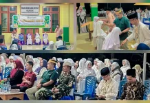 Lanal Melonguane Hadiri Peringatan 10 Muharram 1448 H