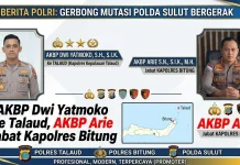 AKBP Dwi Yatmoko Jadi Kapolres  Talaud, AKBP Arie Jabat Kapolres Bitung