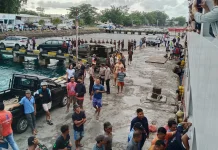 Polsek Melonguane Jaga Kamtibmas di Pelabuhan