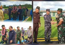 Danrem 131/Santiago Tinjau Lokasi Karya Bhakti Talaud