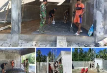 Babinsa Koramil 03 Beo Percepat Pembangunan KDKMP Desa Awit