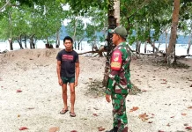 Babinsa Melonguane Barat Terus Perkuat Kemanunggalan TNI dan Rakyat