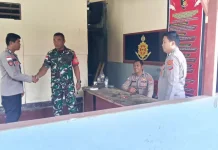Sinergitas TNI-Polri Jaga Kamtibmas di Wilayah Beo
