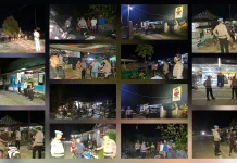Polsek Beo Gelar Patroli Cipta Kondisi Malam