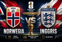 Prediksi Skor: Norwegia vs Inggris di Perempat Final Piala Dunia 2026