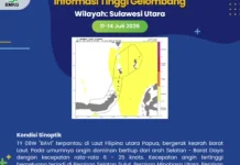 BMKG Ingatkan Gelombang Sedang di Talaud