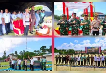 Hadir di Karya Bakti, Kapolres Talaud Kawal Pembangunan