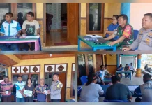 Babinsa dan Bhabinkamtibmas Kawal Penyaluran BLT di Miangas