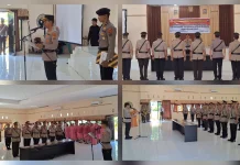 Kapolres Kepulauan Talaud Pimpin Sertijab 6 PJU dan Kapolsek Melonguane