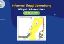 BMKG: Gelombang Sedang Berpotensi Terjadi di Perairan Sulawesi Utara