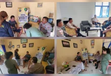 Tim Dokkes Polres Talaud Kunjungi Anggota Sakit Menahun