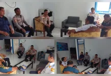 Sinergi Polsek Melonguane dan Syahbandar Jaga Keamanan Pelabuhan
