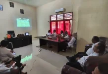 Kepala Kemenag Talaud Apresiasi Tim Zona Integritas usai Evaluasi Semester I 2026